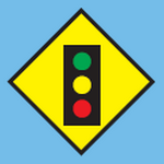 前方交通灯(马来语:Lampu Isyarat Di Hadapan,英语:Traffic Signal Ahead)