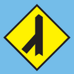 左侧小路交叉口(马来语:Persimpangan Jalan Kecil Di Sebelah Kiri,英语:Junction With Minor Road On Left)